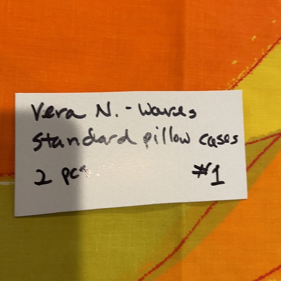 Vintage Vera Neumann Standard/queen pillow case - Picture 5 of 5